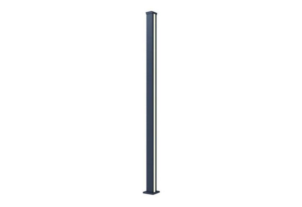 LED aluminium Post 100mm*100mm*2500mm for driveway gate, fence post