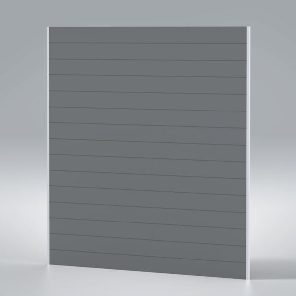 PU Reinforced Privacy Fence Panel Security Wall Horizon Grey H1.9xW1.8m